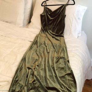 Rhapsody long sleeveless dress